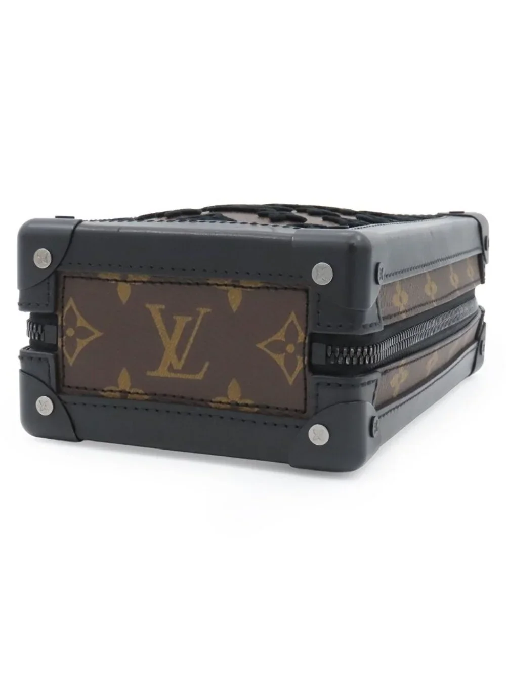 Louis Vuitton Vertical Soft Trunk Noir Monogram Tuffetage
